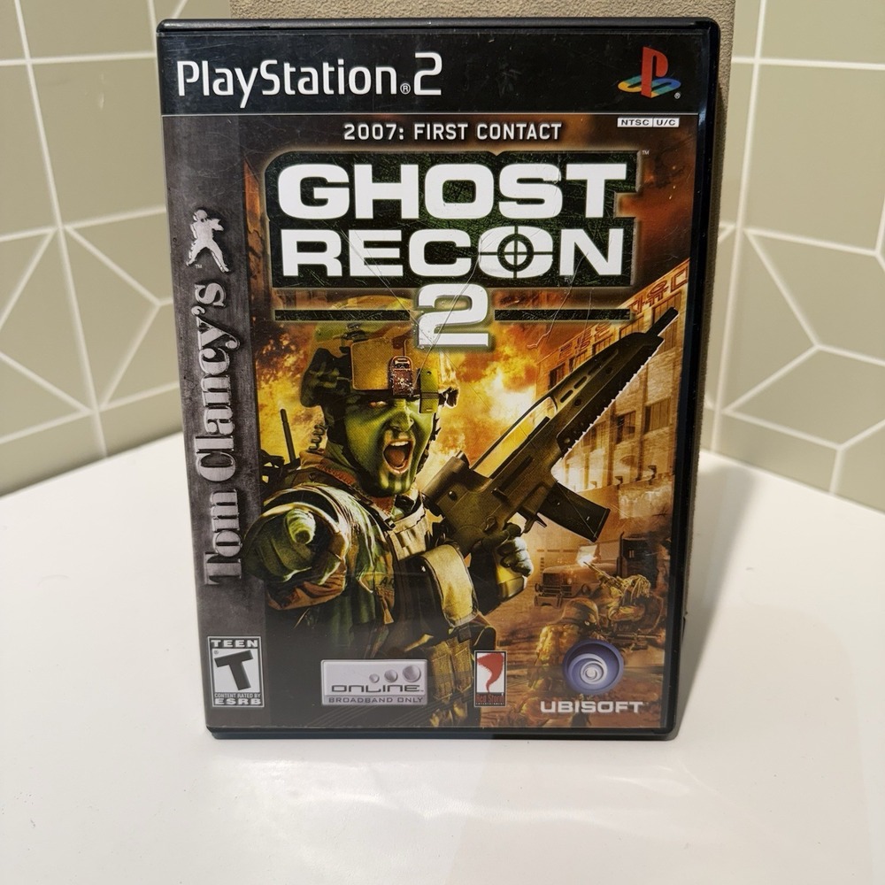 Ghost Recon 2: First Contact 2007 GREATEST HITS (Sony PlayStation 2, 2004) CIB